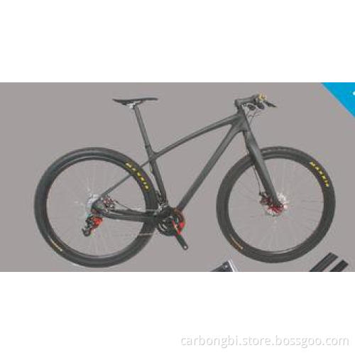 29er Hardtail MTB Carbon Mountain Bike Frame with Thru-axle